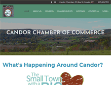 Tablet Screenshot of candornychamber.org